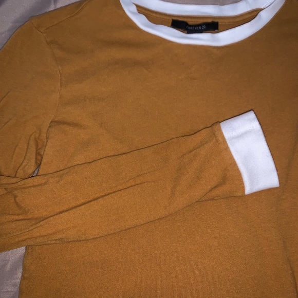 Dark Orange Long Sleeve Dress - Picture 2 of 3